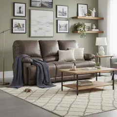 ROSEN - Sofá 3 cuerpos Bucarest 204x99x99 cm Café