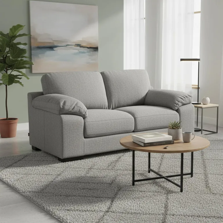 Sofá 2 cuerpos Bolonia 178x84x97 cm Gris