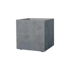 DEROMA - Maceta cubo 50x50 cm cemento