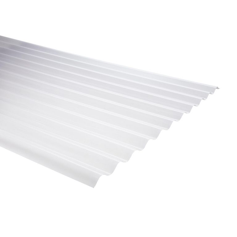 Plancha Policarbonato Ondulada 0.7 mm 81x200 cm Opal
