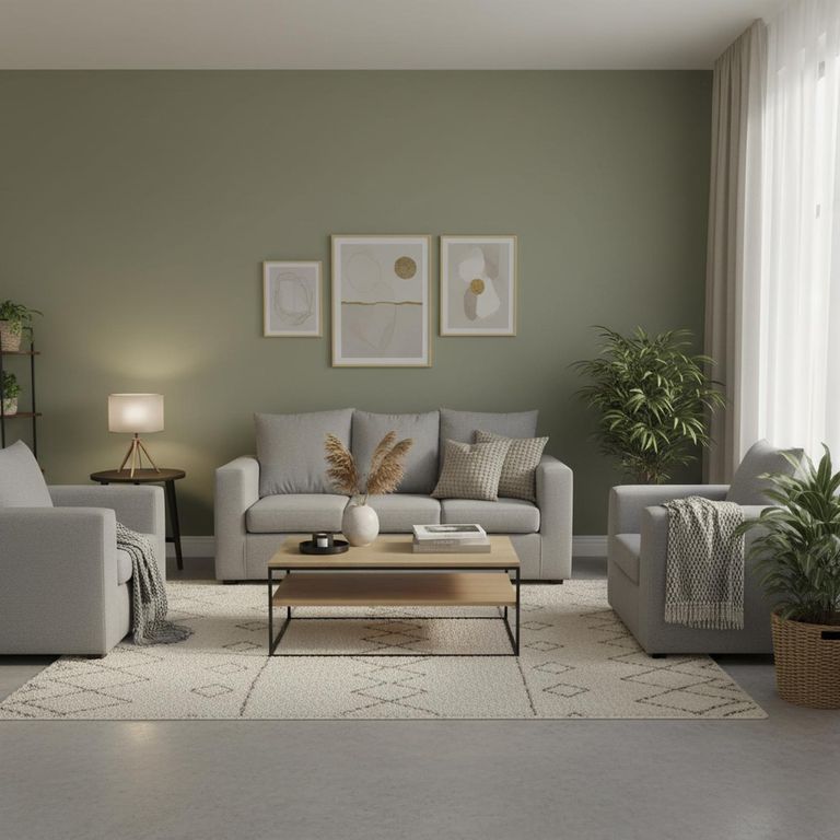 DECOOUTLET Living 4 cuerpos Turin 80x94x186 cm Gris