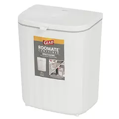 GLAD - Basurero Colgar Cocina 9 Litros Plástico Blanco