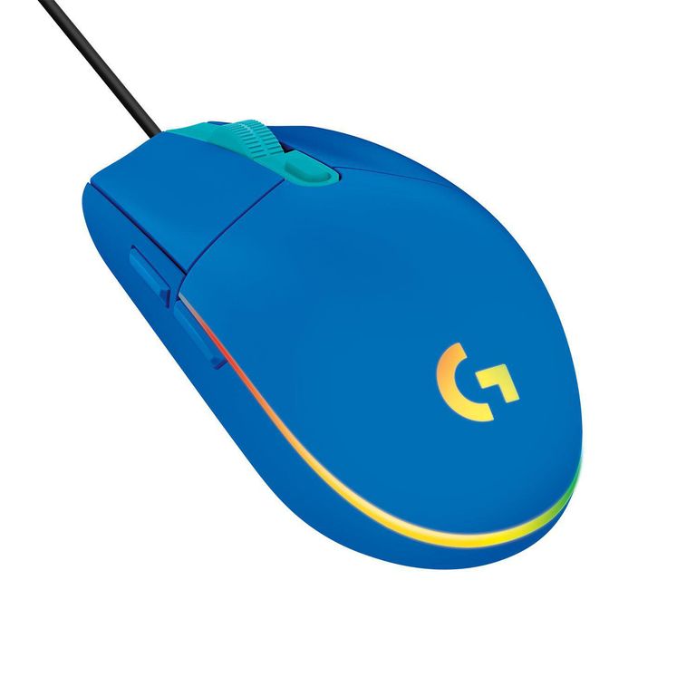 Mouse gamer G203 Lightsync azul