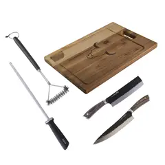 ARTHOME - Set Parrillero 326 Wayu 5 Piezas Profesional