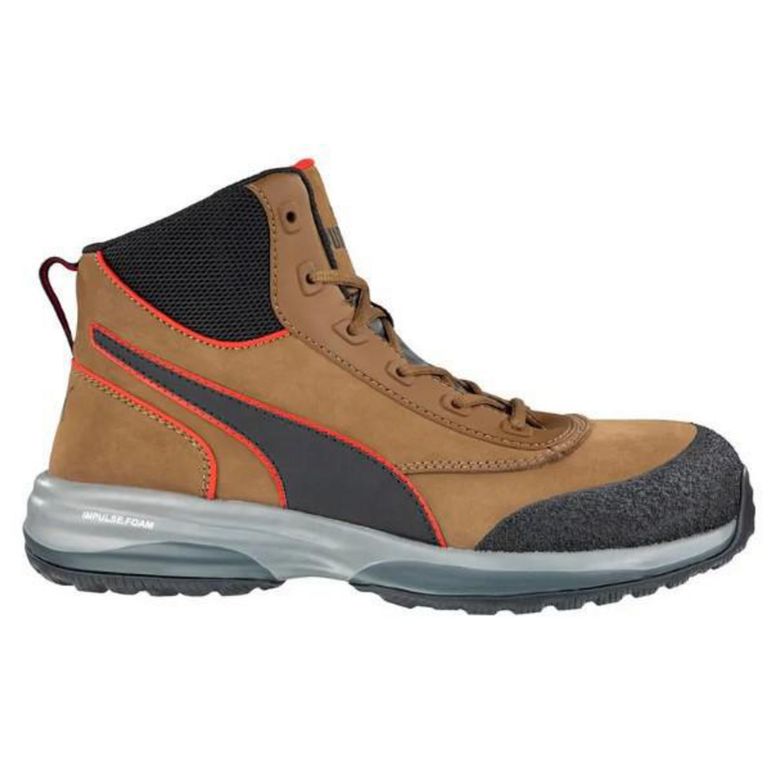 Botín de seguridad Unisex Talla 39 Rapid Brown