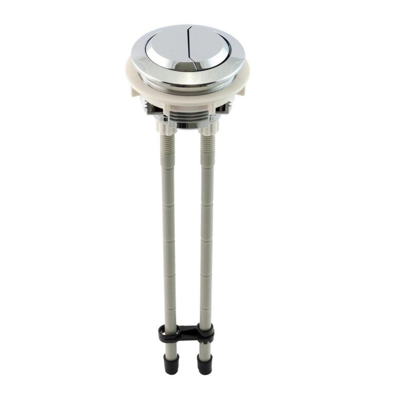 Botón Descarga Dual Cromado 48 Mm