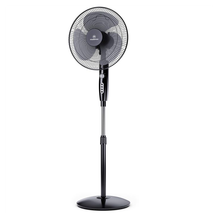 MADEMSA Ventilador de Pedestal Negro