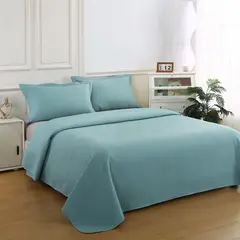 IDETEX - Quilt 2 plazas Atenas Celeste