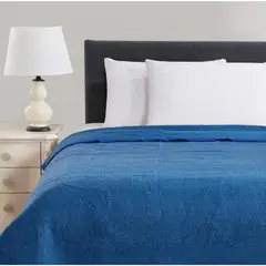 IDETEX - Frazada Fris Carv Avan 1 plaza Azul