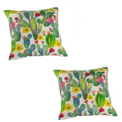 MASEL - Set de cojines Española estampada 50x50 cm Colores