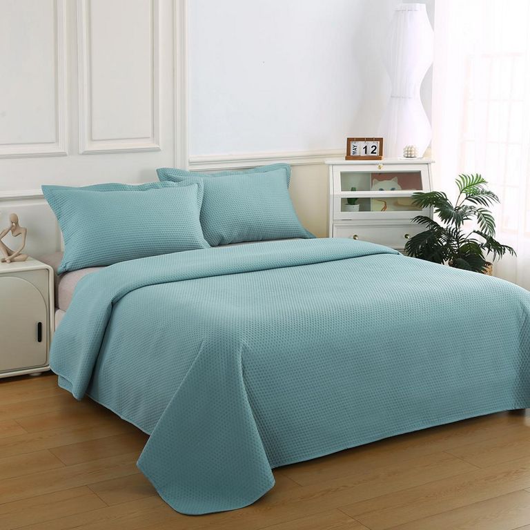 ILLUSIONS Quilt King Atenas Celeste