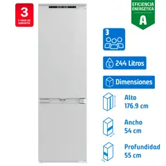 TEKA - Refrigerador Combi Integrable Bottom Freezer No Frost 244 Litros 73380