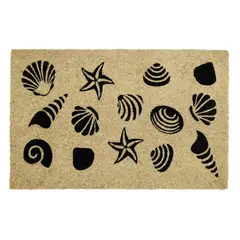 IDETEX - Limpiapiés Shell 45x75 cm Coco Café