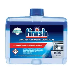 FINISH - Limpiador de Maquinas Lavavajillas 250 ml Botella