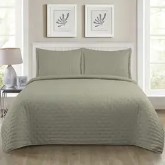 ILLUSIONS - Quilt Roma Olivo 2 plazas