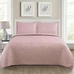 ILLUSIONS - Quilt Roma Rosa 2 plazas