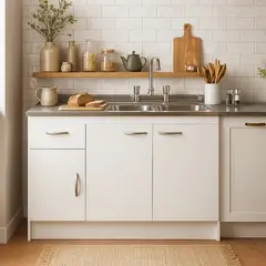 CIC - Mueble Cocina con Lavaplato Izquierdo 120Cm y Grifería