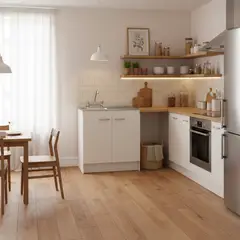 CIC - Mueble Cocina con Lavaplato Derecho 80 Cm y Grifería