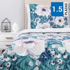 CANNON - Plumón Blossom Estampado 1.5 plazas
