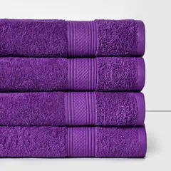 CANNON - Toalla Baño 500 gr Algodón 70x140 cm Morado