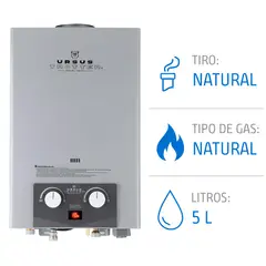 URSUS TROTTER - Calenfont Gas Natural 5 Litros Tiro Natural Ionizado