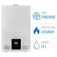 URSUS TROTTER - Calenfont Gas Licuado 13 Litros Tiro Forzado Ionizado
