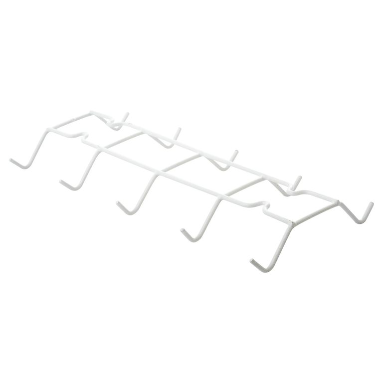 Colgador de tazas metal blanco