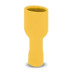 LEXO - Terminal hembra amarillo para cables calibre 10-12AWG 50 unidades