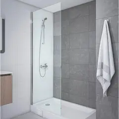 STRETTO - Mampara Fija 90 x 185 cm Vidrio Templado