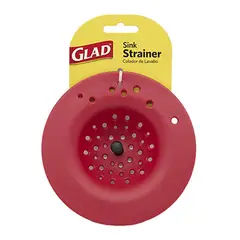 GLAD - Colador lavaplatos rojo