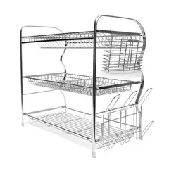 SIMPLE COOK - Secaplatos cromo XL