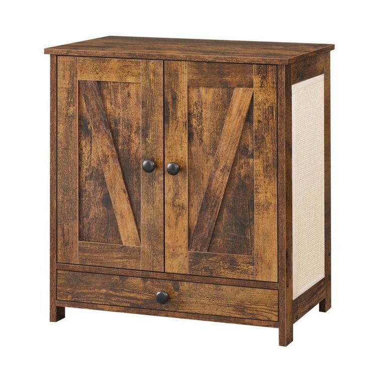 Mueble Comedero Rascador Comedor Elevado Para Gatos