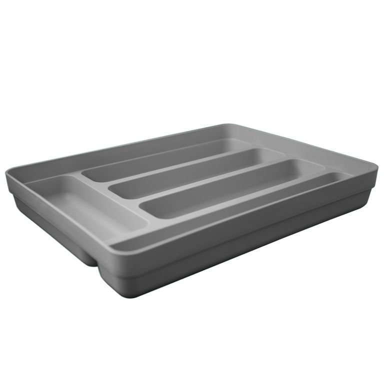 Organizador cubiertos Logic gris