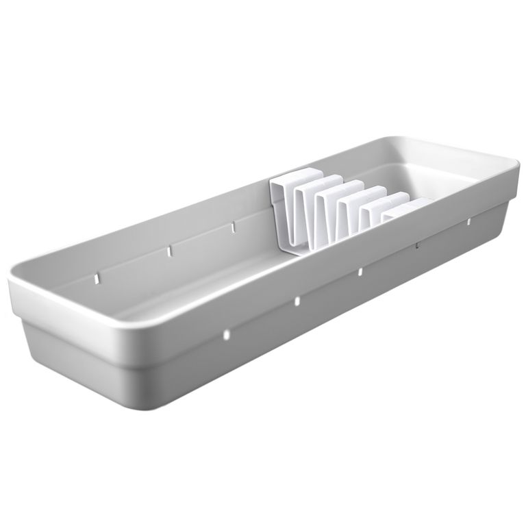 Organizador de cuchillos blanco