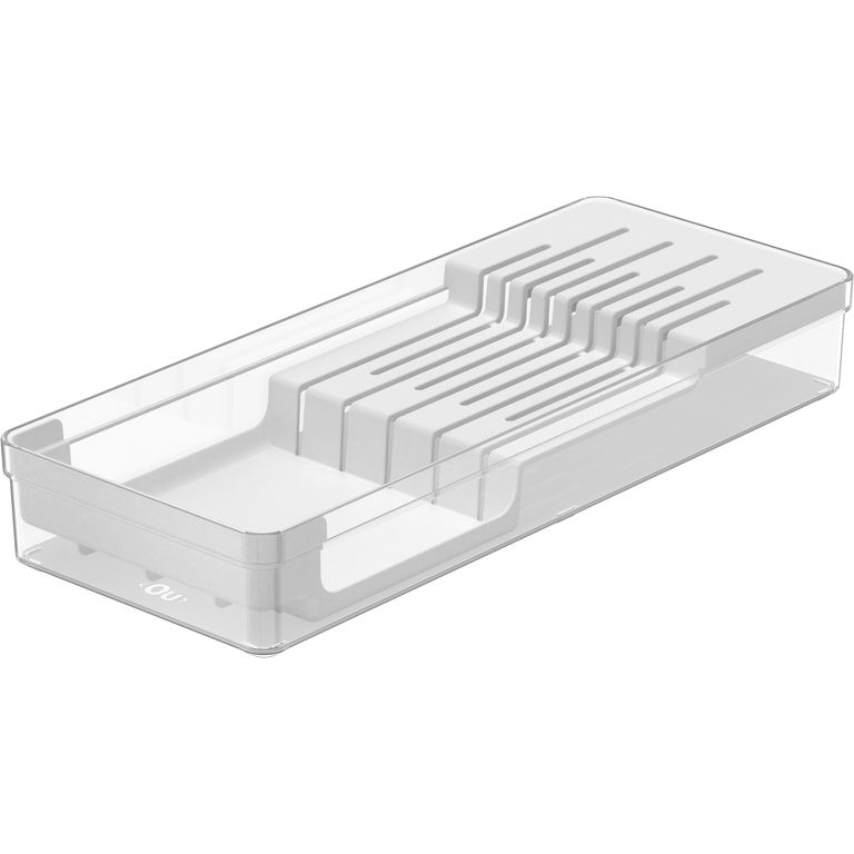 Organizador cuchillos blanco