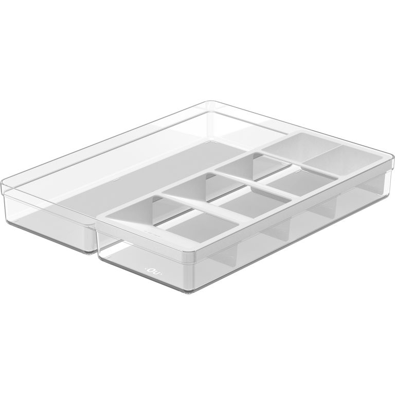 Organizador utensilios y cubiertos blanco