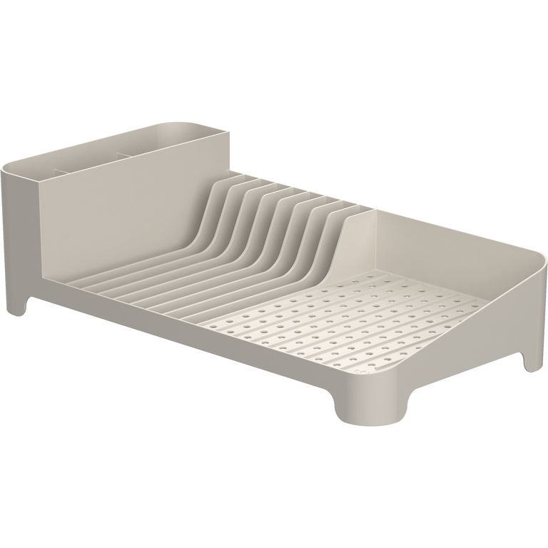 Escurreplatos compacto beige