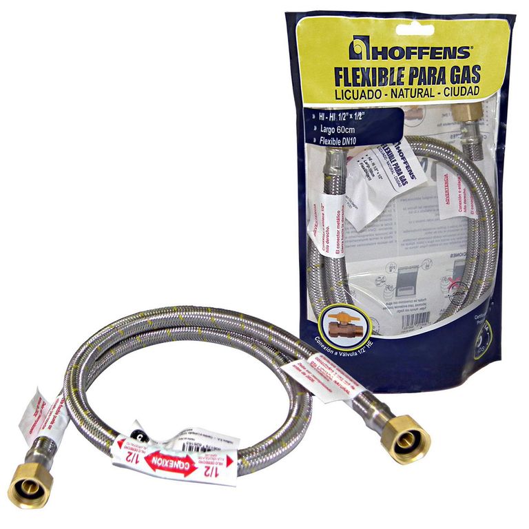 Flexible Gas HI 1/2x1/2" 60 cm
