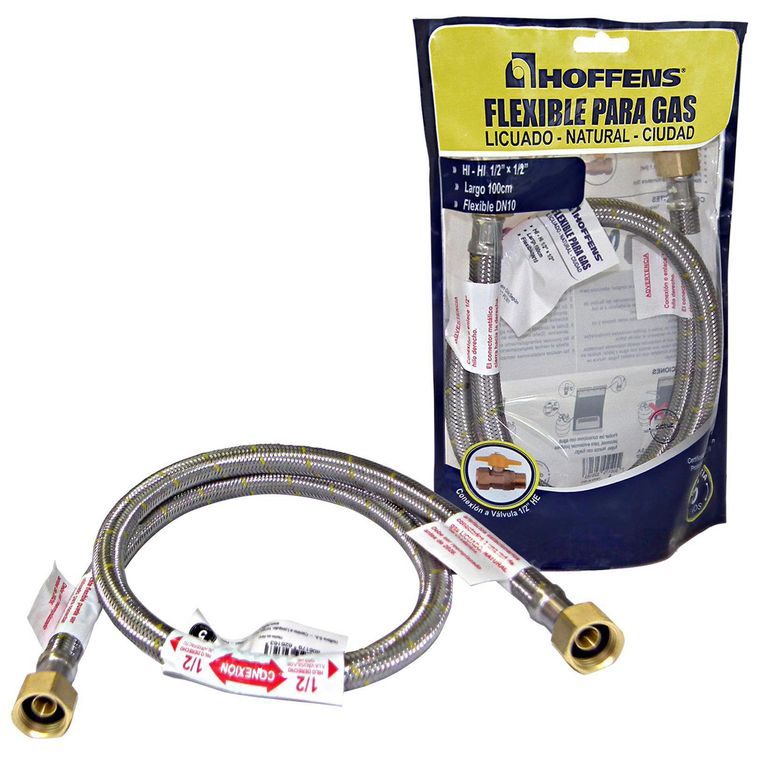 Flexible Gas HI 1/2x1/2" 100 cm