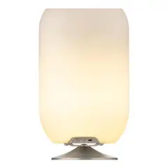 undefined - Lámpara Led Atmos Brushed Silver Blanco 45 W 22x22 cm