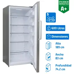 FDV - Refrigerador Convencional No Frost 600 Litros Gris 15372