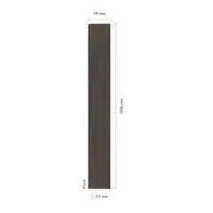 AGT - Piso Fotolaminado 7.5 mm 19.1x120 cm Corvina Café 2.29 m2