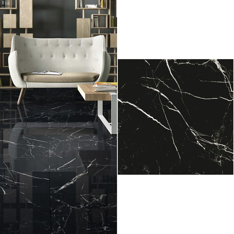 Porcelanato 60x60 cm Prestige Negro Pulido 1.44 m2
