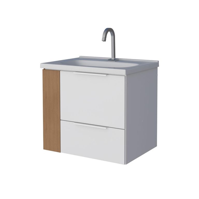Vanitorio Aereo Cosmos Blanco 60x55x44 cm