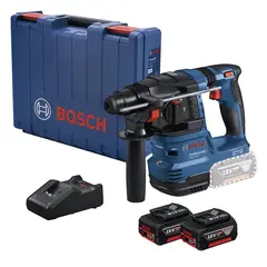 BOSCH - Rotomartillo inalámbrico GBH 185-LI + 2 baterías 4Ah + cargador