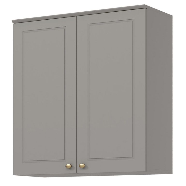 Mueble Aereo Gris Americana 2 Puertas 80 cm