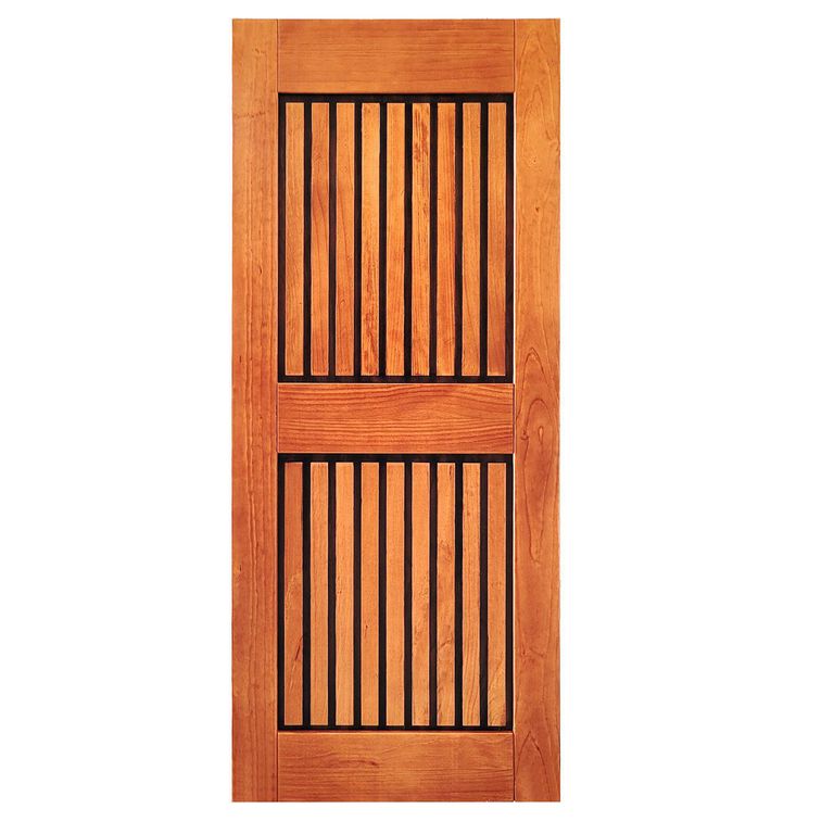 Puerta Exterior Madera pino radiata 80x200 cm Tomas Castaño