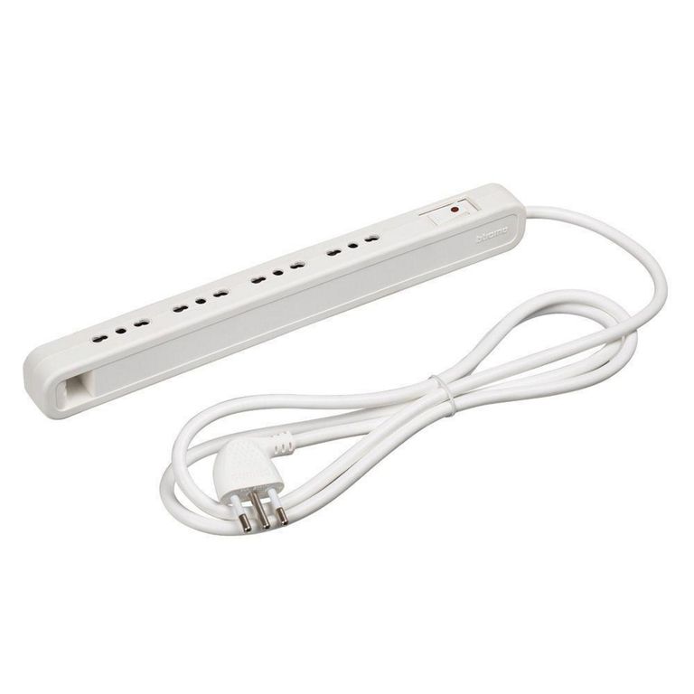 Alargador Ultra Slim 4 Toma(s) 1.5 m Blanco