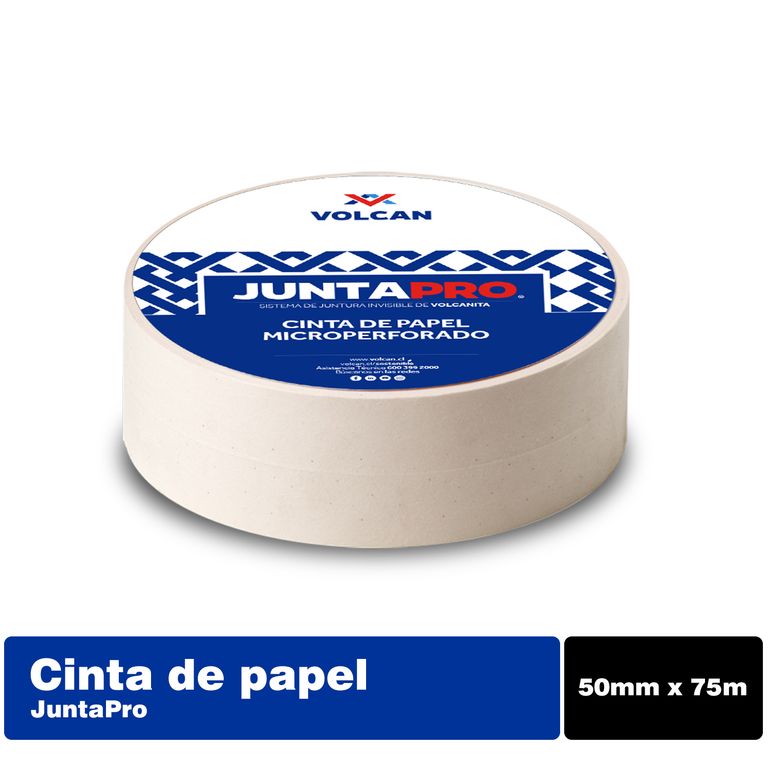 Cinta papel microperforado juntas 0,05x76 m
