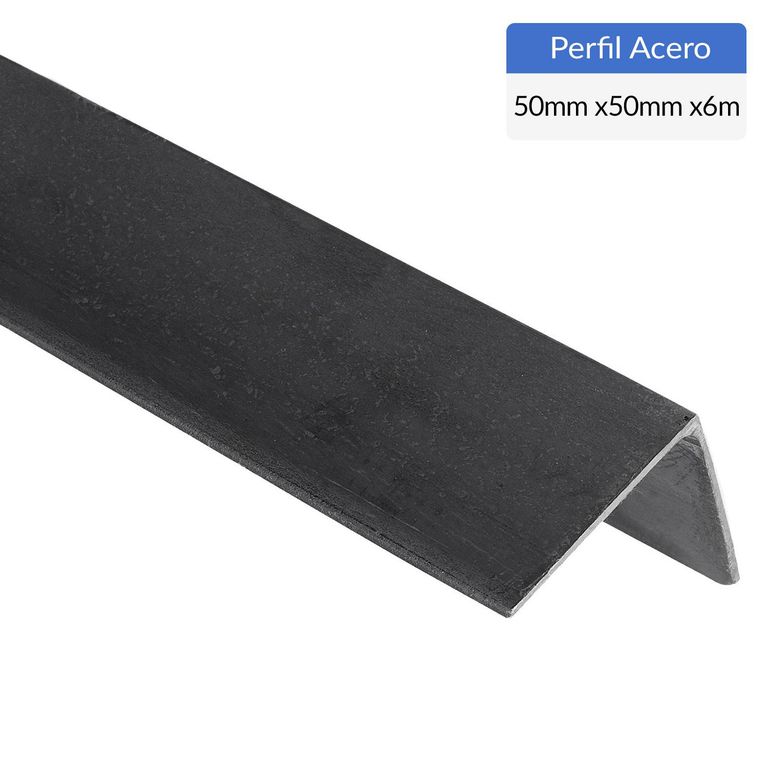 Ángulo Laminado Acero 50x50x5 mm 6 m